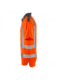 Leo EcoViz COOLMAX Orange Hi Vis Poloshirt P12