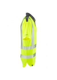Leo EcoViz COOLMAX Yellow Hi Vis Poloshirt P12 Right