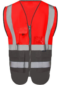 Custom Printed Hi Vis Vests with Pockets