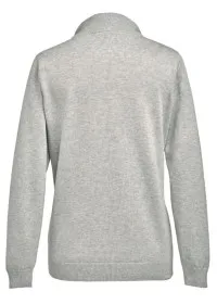 2388 Women's 1/4 Jumper Silver Rear