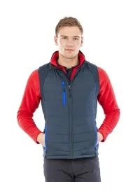 Two Colour Padded Softshell Gilet Result R238X