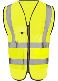 Custom Printed Hi Vis Vests with Pockets