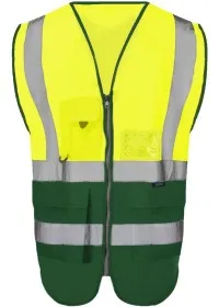 Custom Printed Hi Vis Vests with Pockets