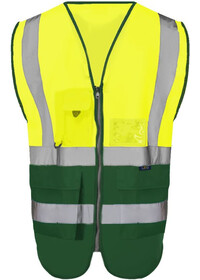 Custom Printed Hi Vis Vests with Pockets