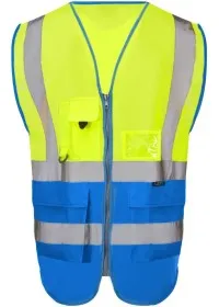 Custom Printed Hi Vis Vests with Pockets