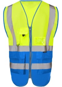 Custom Printed Hi Vis Vests with Pockets