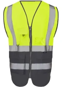 Custom Printed Hi Vis Vests with Pockets