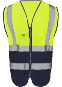 Custom Printed Hi Vis Vests with Pockets