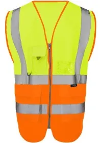 Custom Printed Hi Vis Vests with Pockets