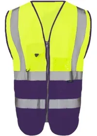 Custom Printed Hi Vis Vests with Pockets