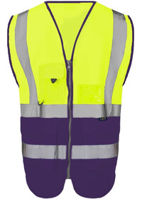 Custom Printed Hi Vis Vests with Pockets