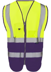 Custom Printed Hi Vis Vests with Pockets