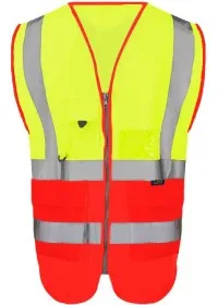 Custom Printed Hi Vis Vests with Pockets