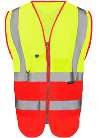 Custom Printed Hi Vis Vests with Pockets