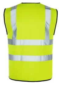 Yellow vest rear