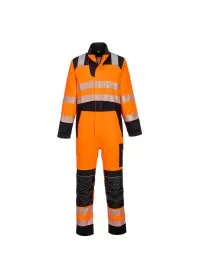 Portwest PW3 FR Hi Vis Coverall Orange & Black FR509
