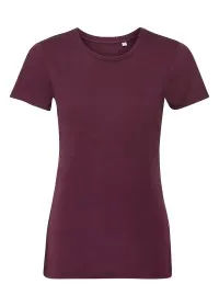Custom Printed Russell Women's Pure Organic J108F T-Shirt
