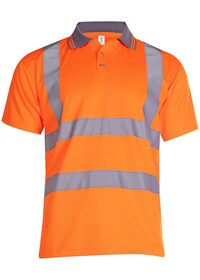 Hi Vis Polo Shirt Uneek UC808