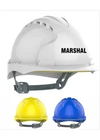 Marshal Printed Safety Helmet Evo2