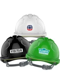 Custom Printed Safety Helmet Stickers