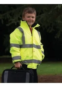 Kids-childrens Hi Vis bomber Jacket