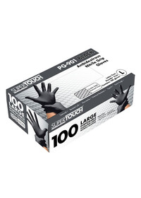 Black Heavy Duty Disposable Nitrile Glove 12771, Pack 100