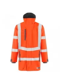 Waterproof Hi Vis Anorak Jacket Leo A07