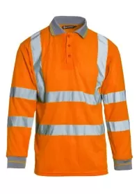 Hi Vis Polo Shirt Long Sleeves
