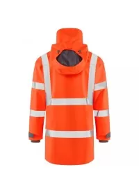 Waterproof Hi Vis Anorak Jacket Leo A07