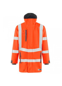 Waterproof Hi Vis Anorak Jacket Leo A07