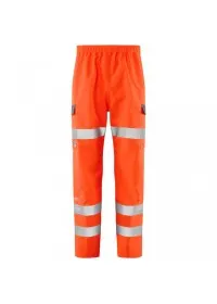 Waterproof Hi Vis Breathable Overtrousers Leo L07