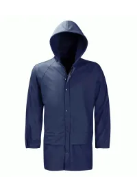 Unpadded Hi Vis Navy Coat