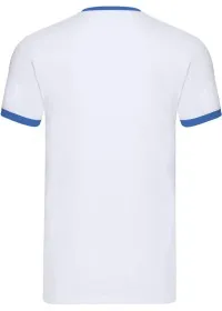 Custom Printed Ringer T Shirt Fruit Of The Loom SS168