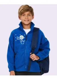 Custom Embroidered Childrens Fleece Jacket Uneek UC603