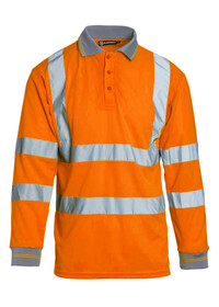 Hi Vis Polo Shirt Long Sleeves