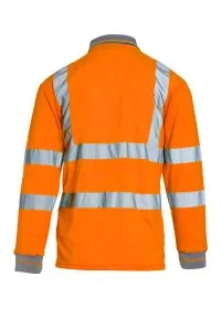 Hi Vis Polo Shirt Long Sleeves