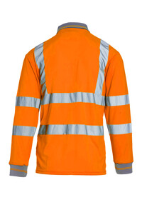 Hi Vis Polo Shirt Long Sleeves