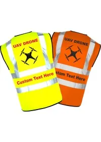Custom Drone UAV Hi Vis Vest