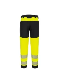Women's Hi Vis Stretch Trousers Portwest T141 Yellow Rear