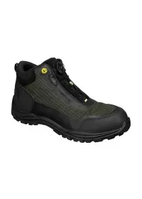 Portwest FE04 Girder Composite Mid Boot S3S ESD SR FO Black/Green