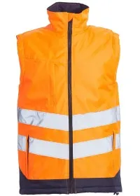 Hi Vis Two Colour Bodywarmer Blackrock 80027