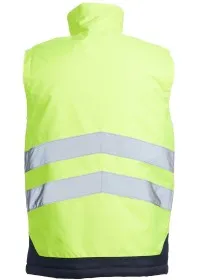 Hi Vis Two Colour Bodywarmer Blackrock 80027