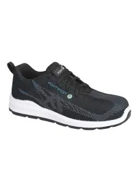 Portwest FC06 Eco FLy Composite Trainer S1PS Black/Blue