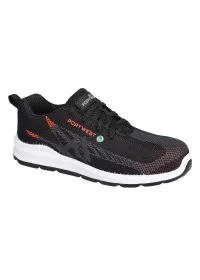 Portwest FC06 Eco FLy Composite Trainer S1PS Black/Red