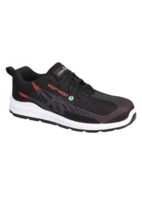 Portwest FC06 Eco FLy Composite Trainer S1PS Black/Red