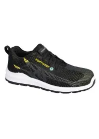 Portwest FC06 Eco FLy Composite Trainer S1PS Black/Yellow