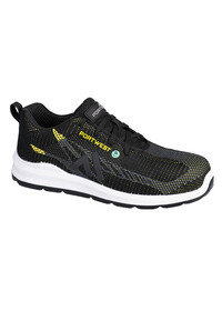 Portwest FC06 Eco FLy Composite Trainer S1PS Black/Yellow