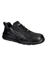 Portwest FC32 Composite Textile Trainer S1PS Black/Grey