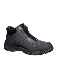 Portwest FE04 Girder Composite Mid Boot S3S ESD SR FO Black/Grey