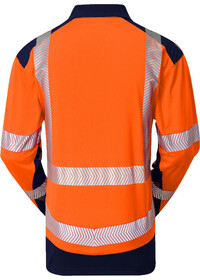 Personalised Hi Vis Two Tone Longsleeve Poloshirt